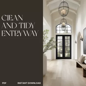 3-Minute Minimalist Entryway Reset Checklist